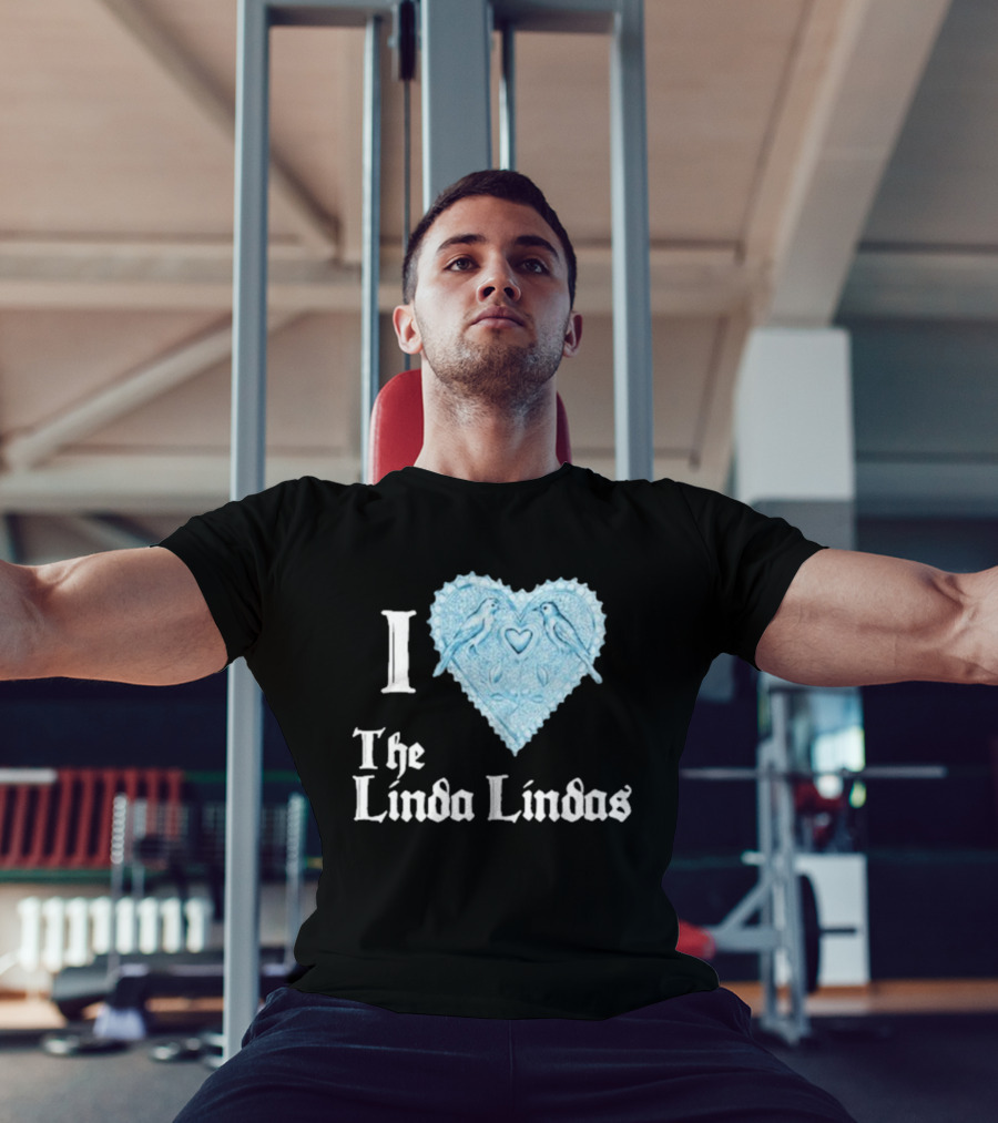 I Love The Linda Lindas Heart With Birds T-Shirt