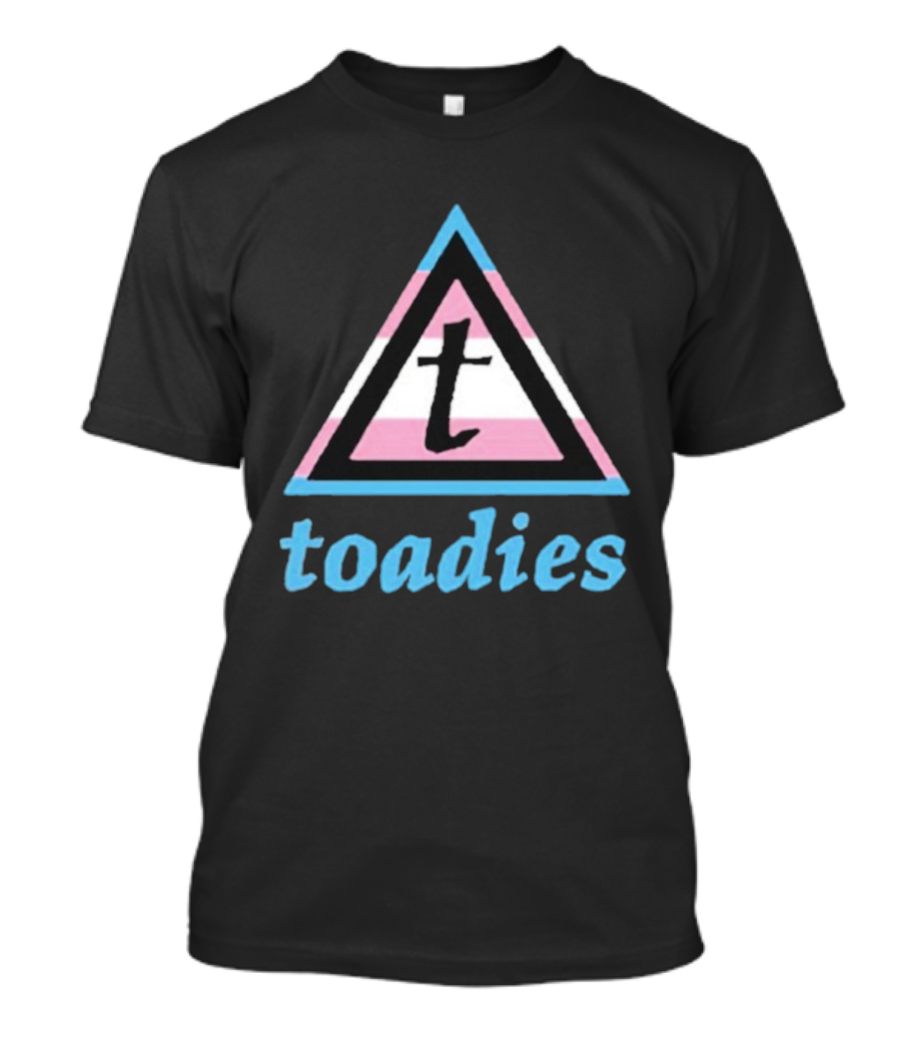 Toadies Trans Flag Triangle Pattern T-Shirt