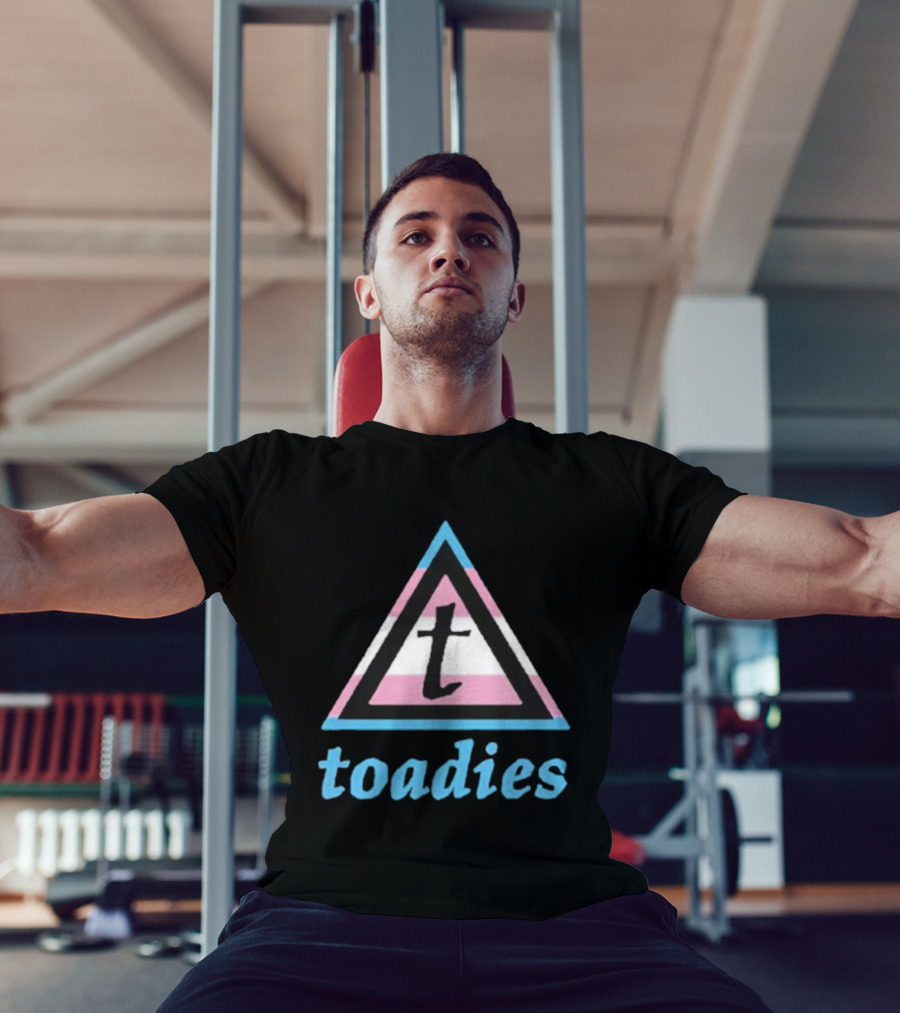 Toadies Trans Flag Triangle Pattern T-Shirt
