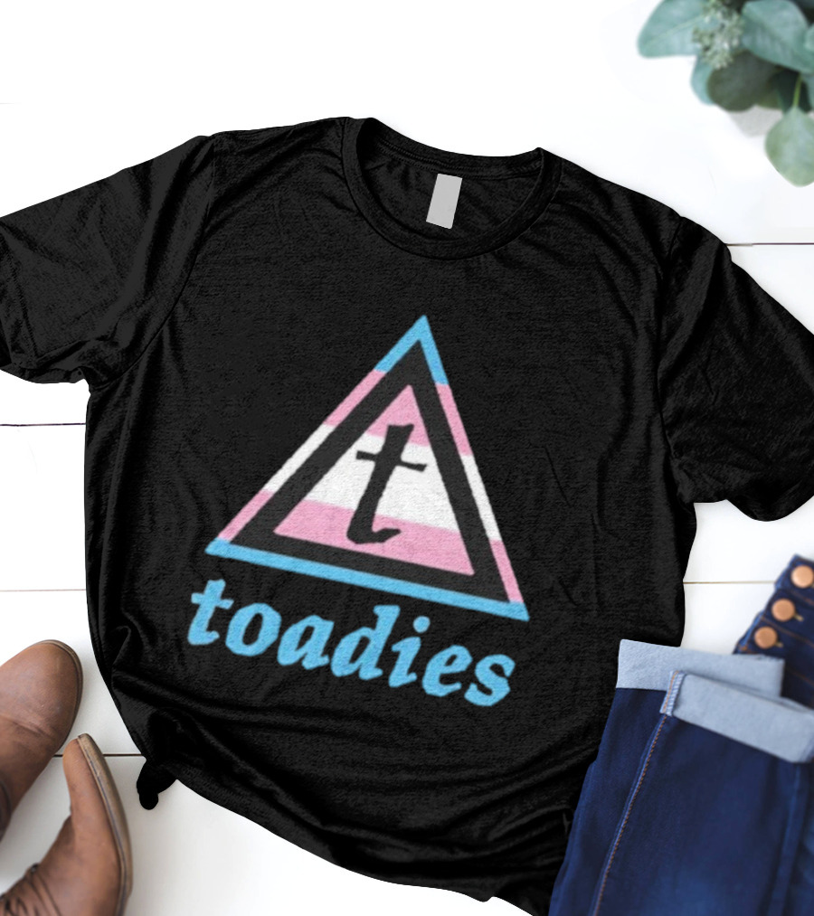 Toadies Trans Flag Triangle Pattern T-Shirt