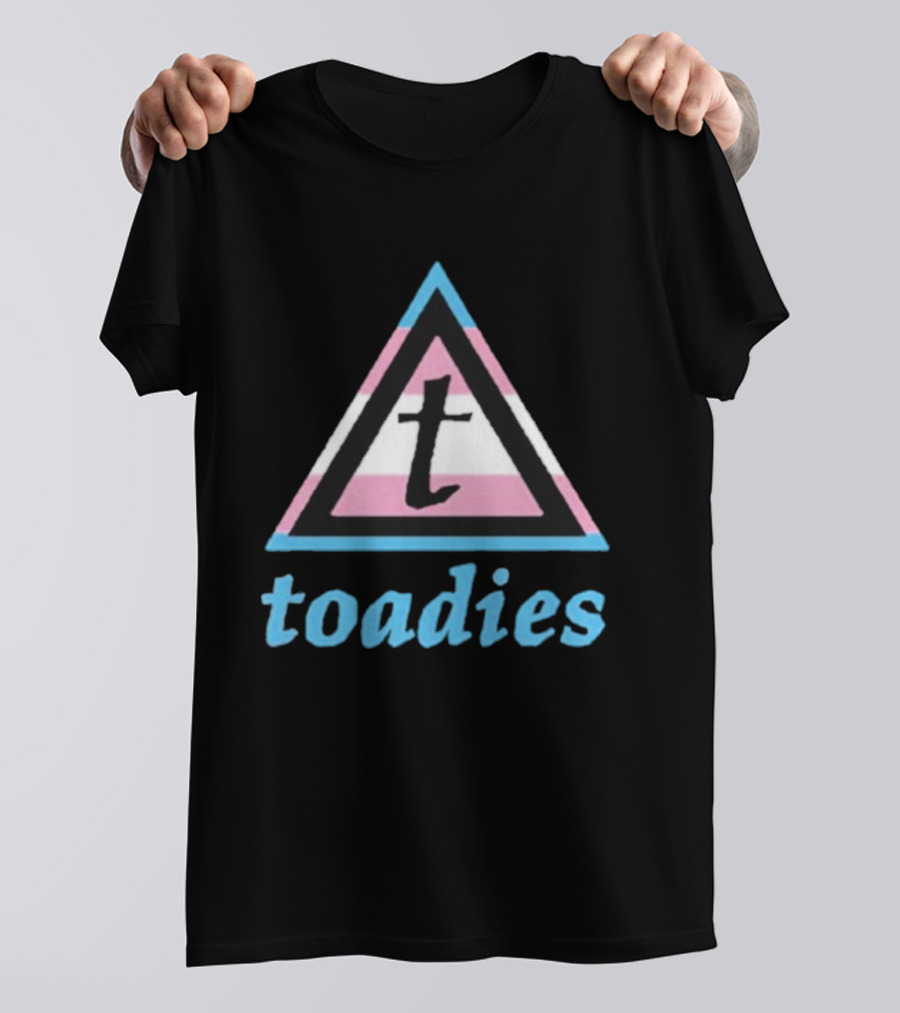 Toadies Trans Flag Triangle Pattern T-Shirt