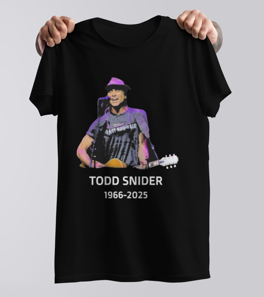 Todd Snider East Nashville Legend Rest In Peace 1966 2025 T-Shirt