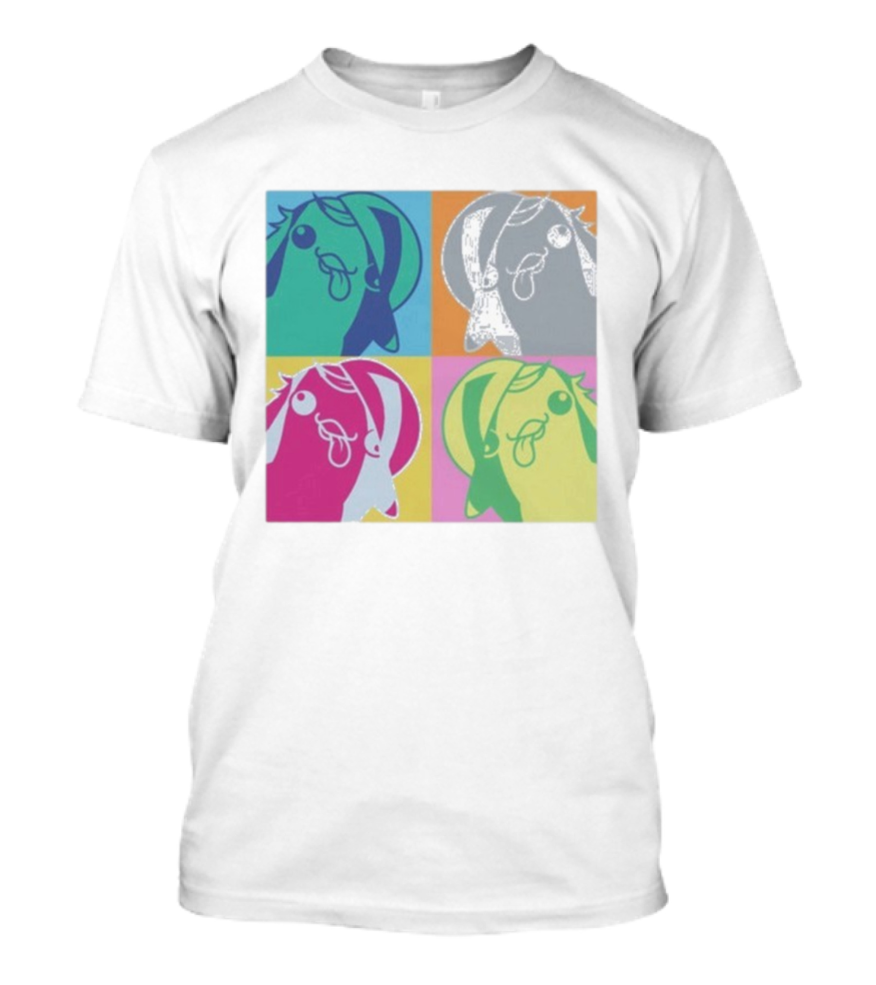 Bird650 Derp Colorful Pop Art Quad T-Shirt