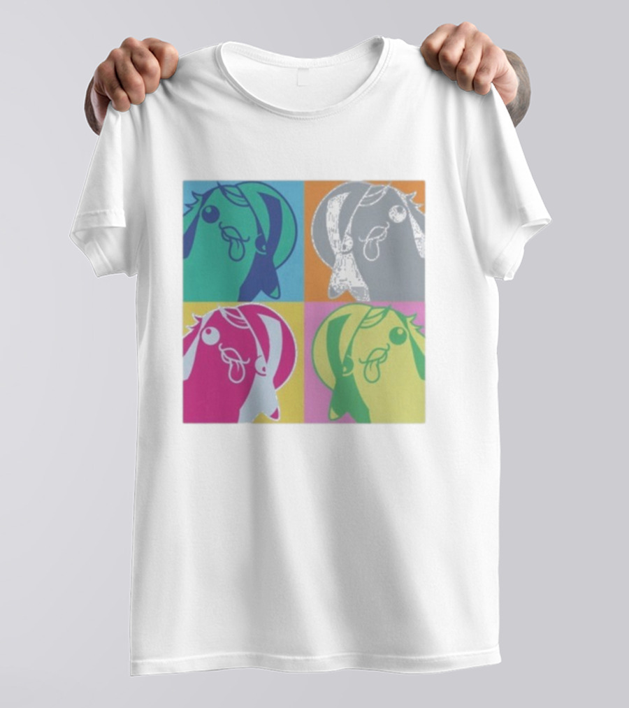 Bird650 Derp Colorful Pop Art Quad T-Shirt