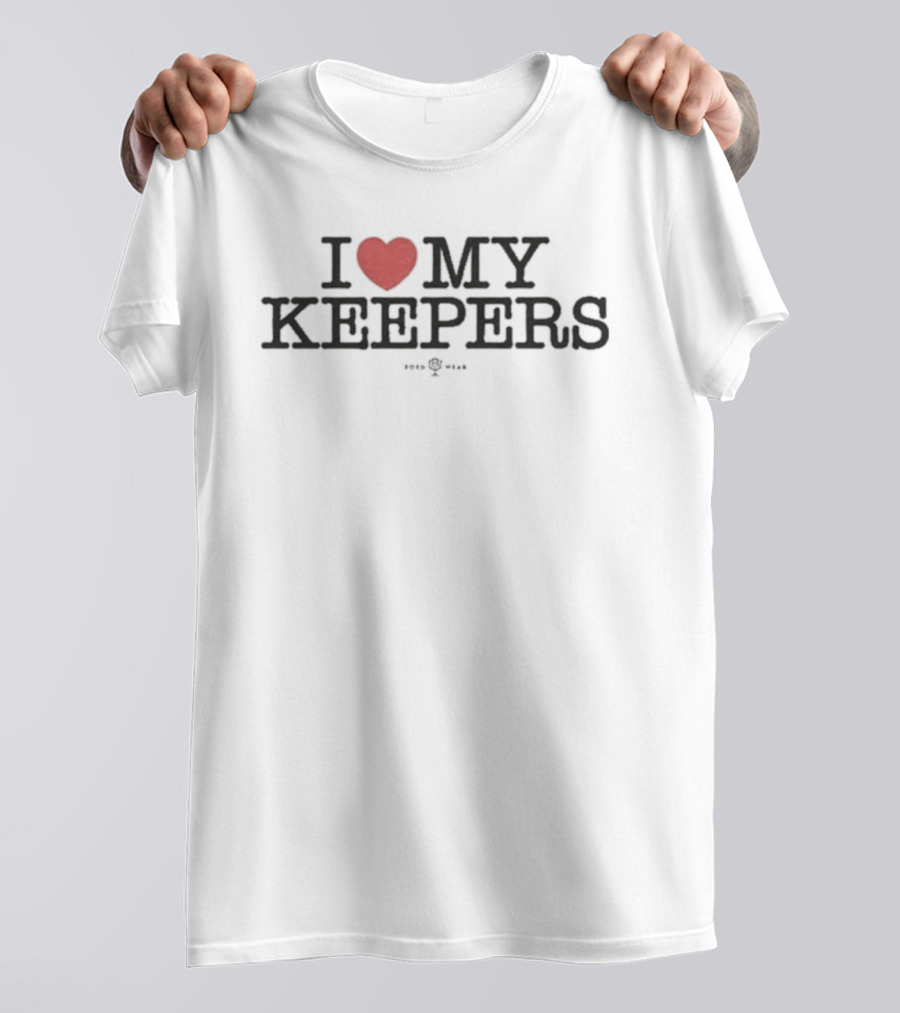 I Love My Keepers Soccer Goalkeeper Heart T-Shirt