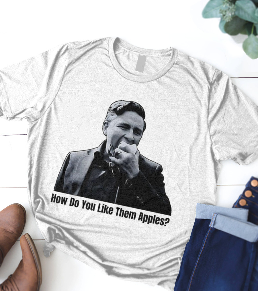 Pierre Poilievre Eating Apple Meme How Do You Like Them Apples T-Shirt
