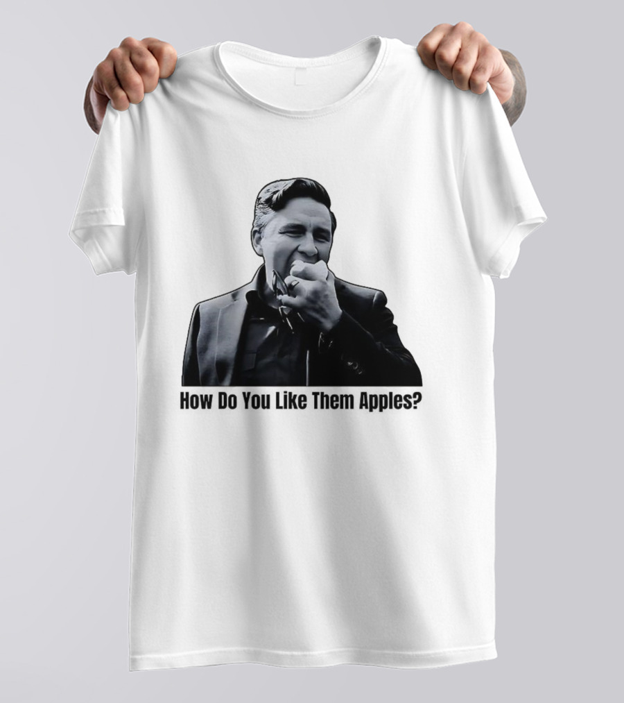 Pierre Poilievre Eating Apple Meme How Do You Like Them Apples T-Shirt