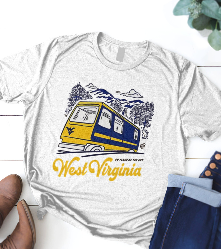 West Virginia 50 Years Of The PRT Anniversary Celebration T-Shirt