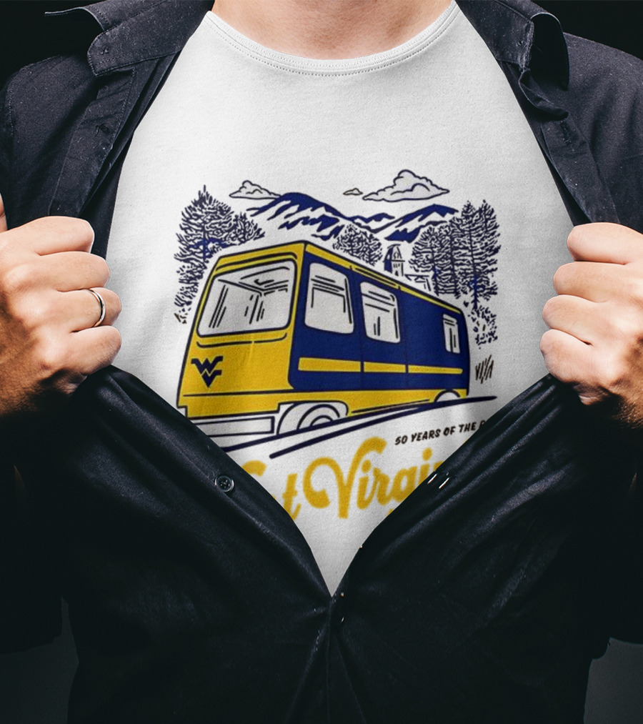 West Virginia 50 Years Of The PRT Anniversary Celebration T-Shirt