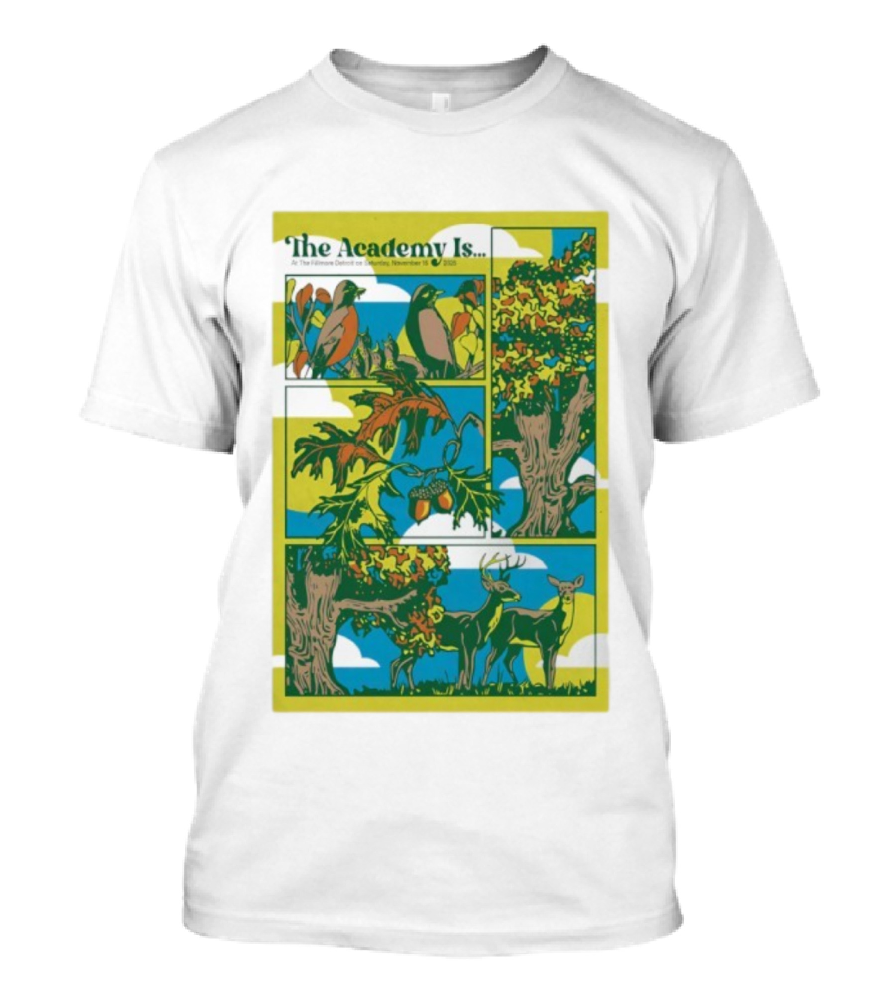 The Academy Is... At The Fillmore Detroit November 15 2025 Wildlife And Nature Illustration T-Shirt