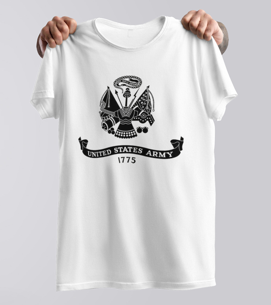 United States Army 250th Anniversary 1775 Emblem Celebration T-Shirt