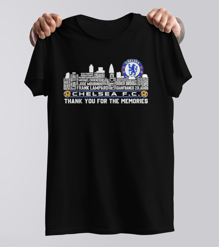 Chelsea F.C. Skyline Frank Lampard Thank You For The Memories T-Shirt