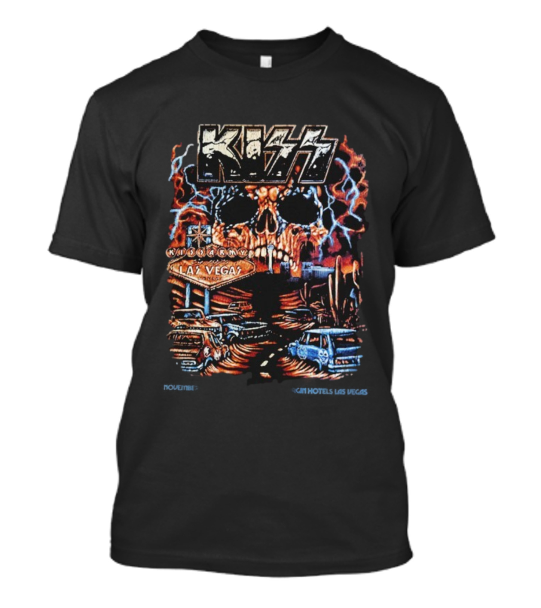 KISS Landlocked Kruise KISSArmy Las Vegas 2025 Virgin Hotels November 14-16 T-Shirt