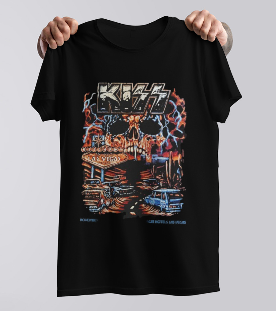 KISS Landlocked Kruise KISSArmy Las Vegas 2025 Virgin Hotels November 14-16 T-Shirt