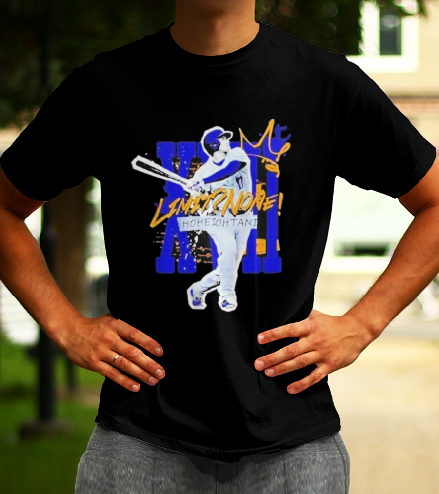 Limit None XVII Shohei Ohtani Baseball Batter Visual T-Shirt