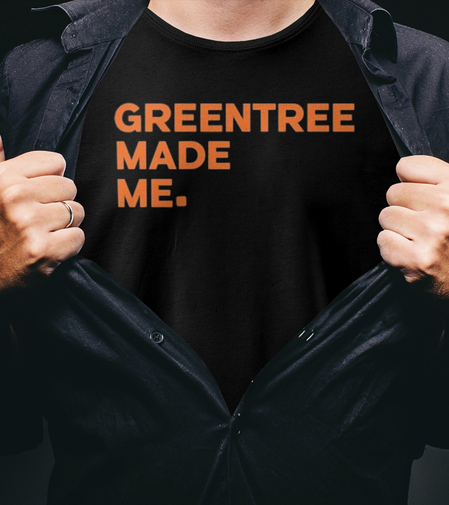 Greentree Made Me Miami Hurricanes Michael Irvin T-Shirt