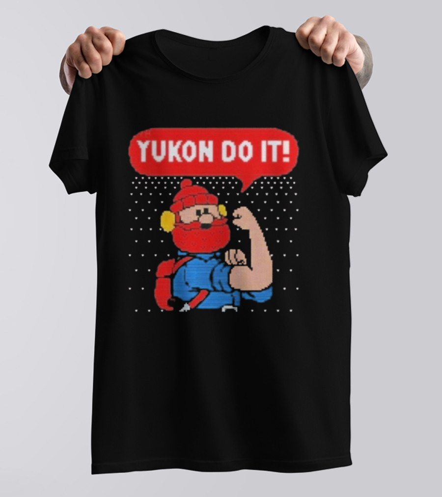 Yukon Cornelius Rosie The Riveter Mashup Yukon Do It Rudolph The Red Nosed Reindeer T-Shirt