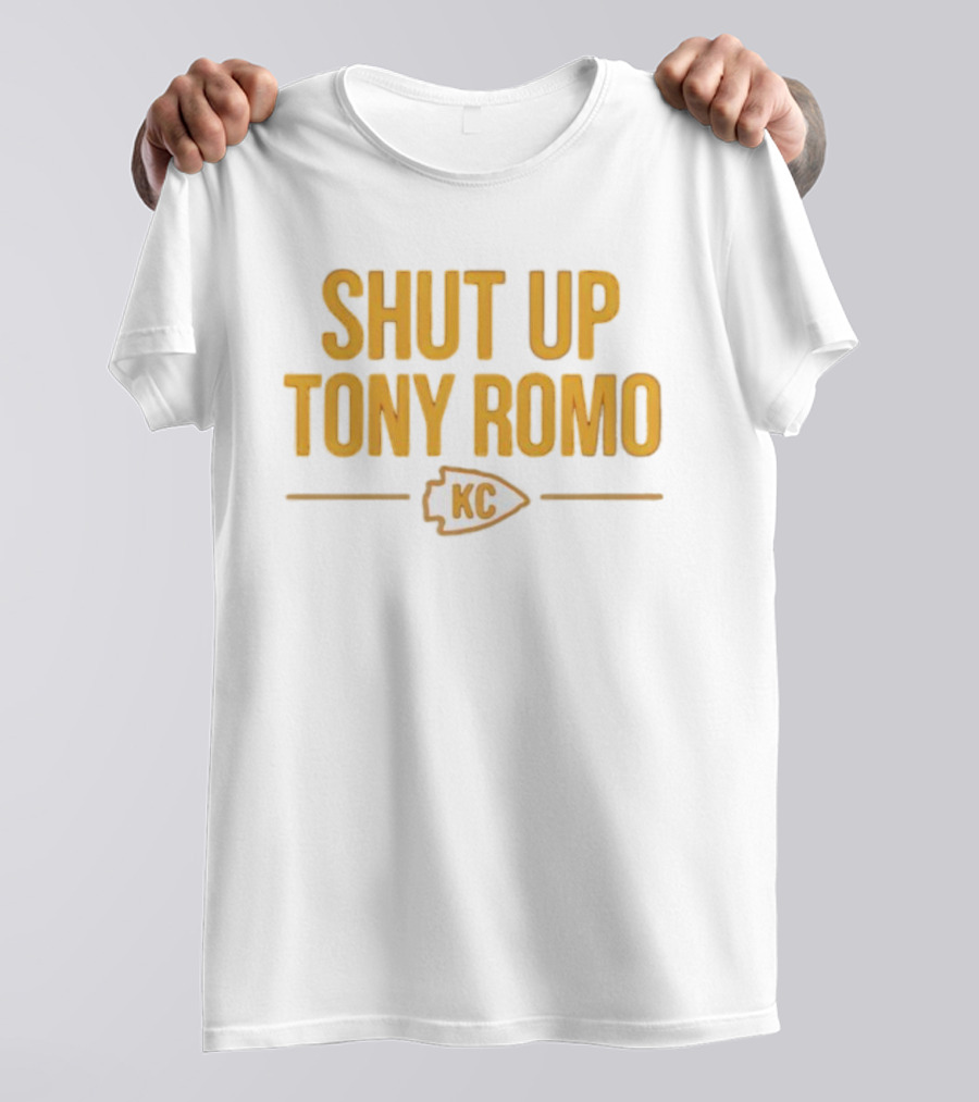 Shut Up Tony Romo KC Chiefs T-Shirt