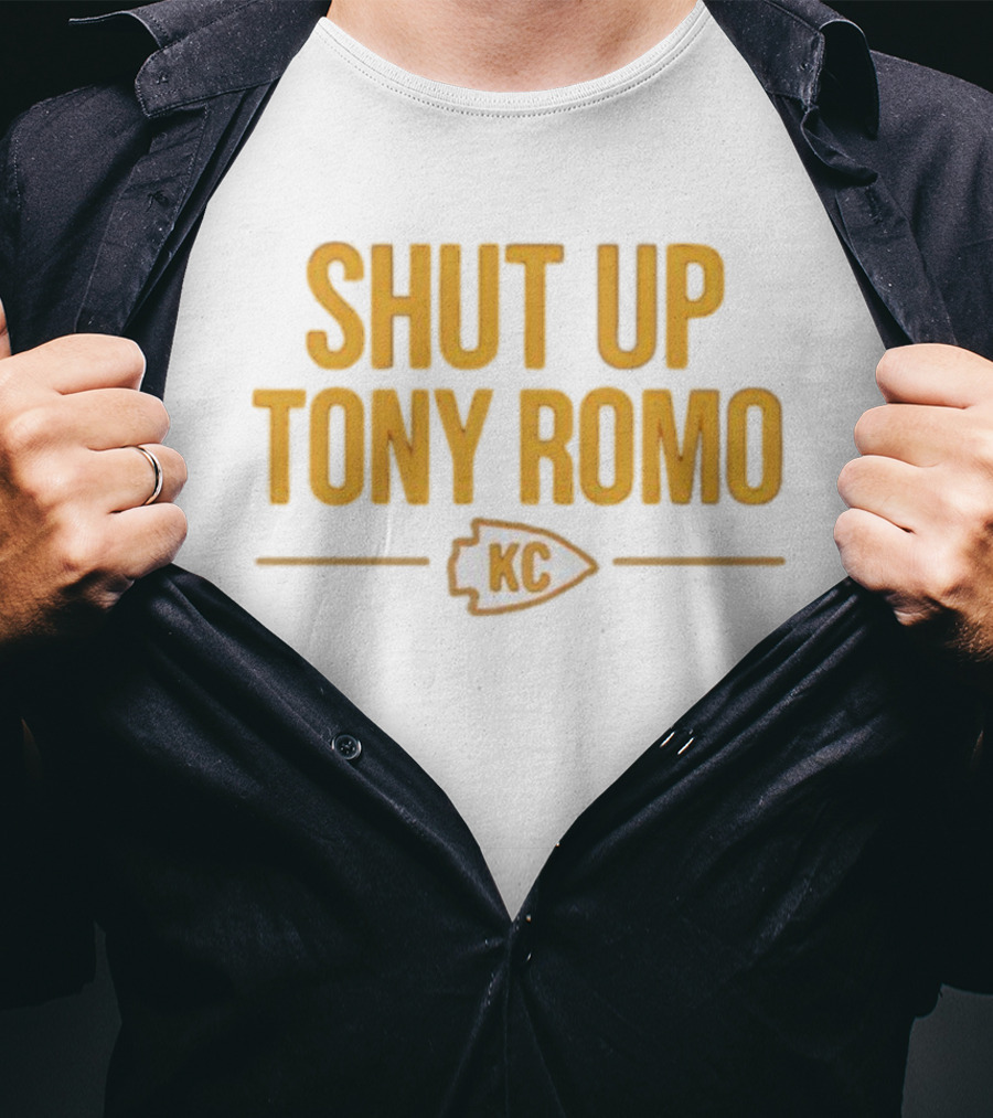 Shut Up Tony Romo KC Chiefs T-Shirt