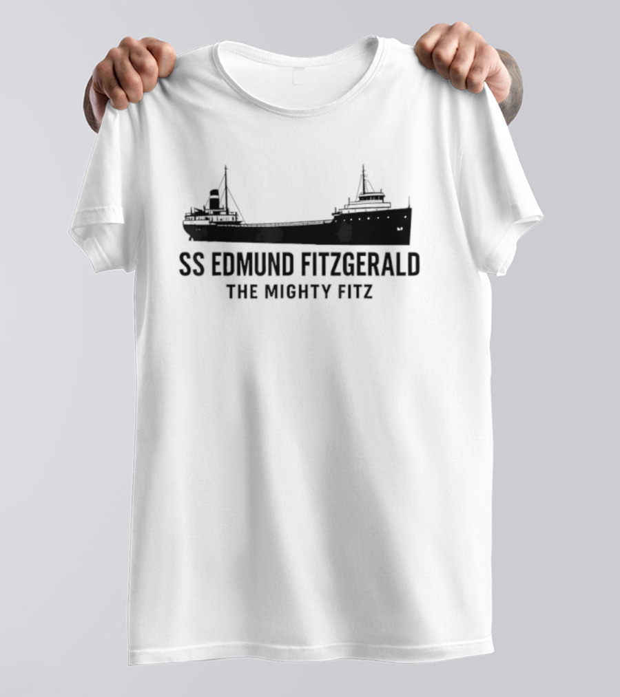 SS Edmund Fitzgerald The Mighty Fitz Lake Superior Iconic Ship T-Shirt