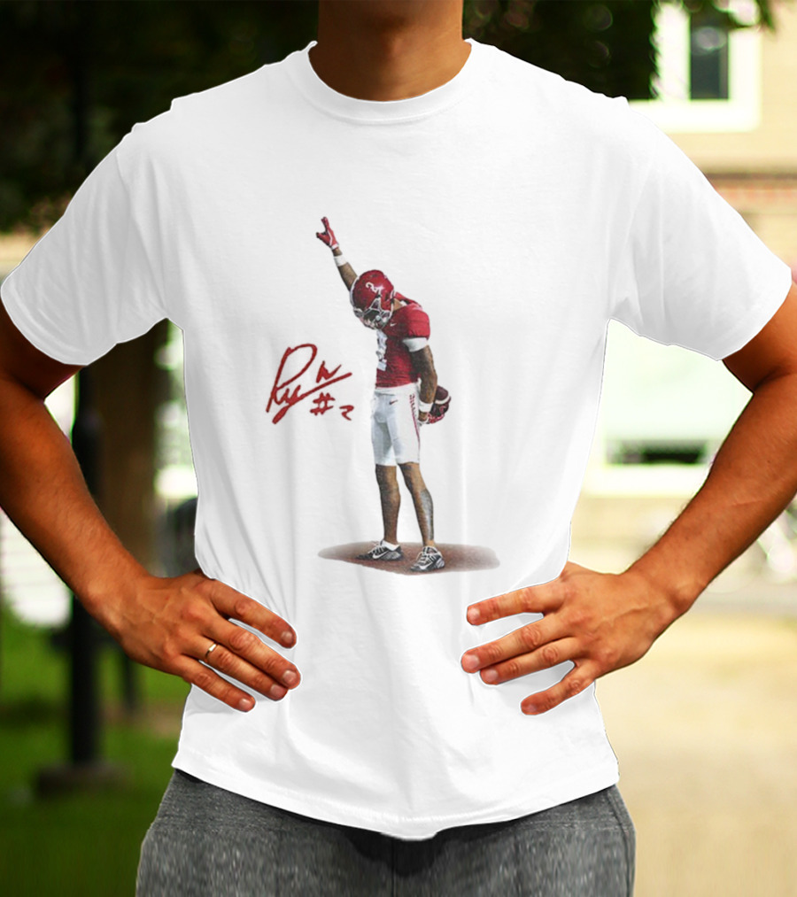 Ryan Williams Alabama Crimson Tide Football 2025 Signature T-Shirt