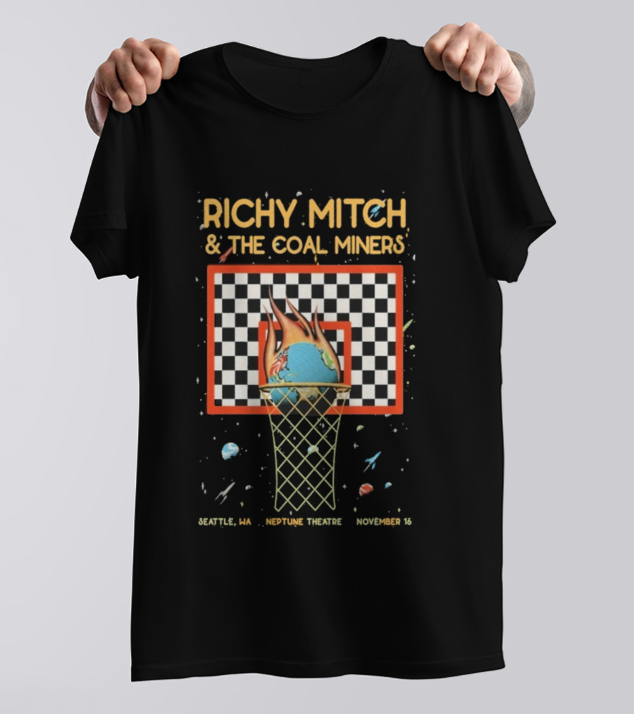 Richy Mitch And The Coal Miners Seattle WA Neptune Theatre November 16 2025 T-Shirt