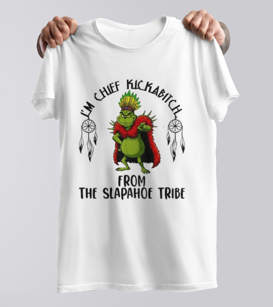 Grinch Native King Chief Kickabitch From The Slapahoe Tribe Vintage T-Shirt