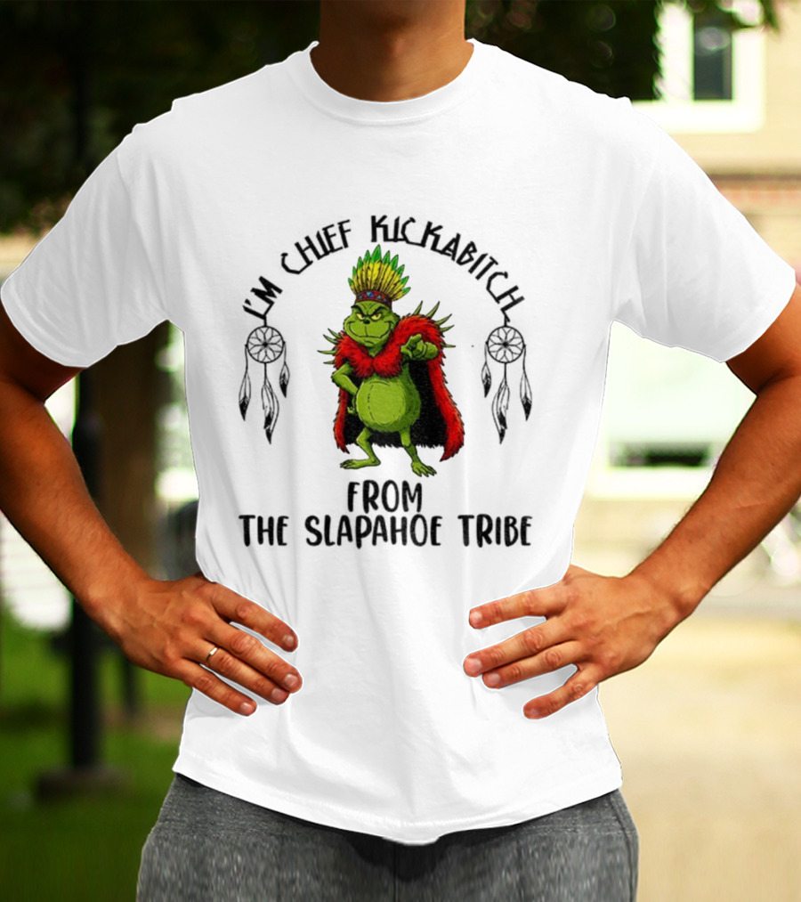Grinch Native King Chief Kickabitch From The Slapahoe Tribe Vintage T-Shirt