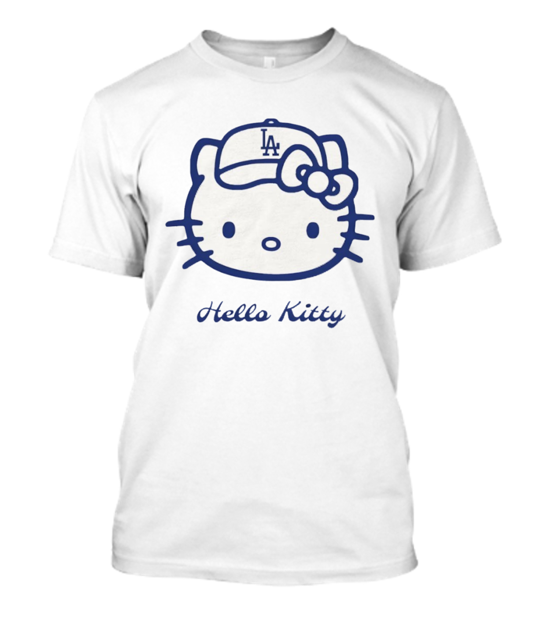 Hello Kitty LA Dodgers MLB World Series 2025 Collaboration T-Shirt