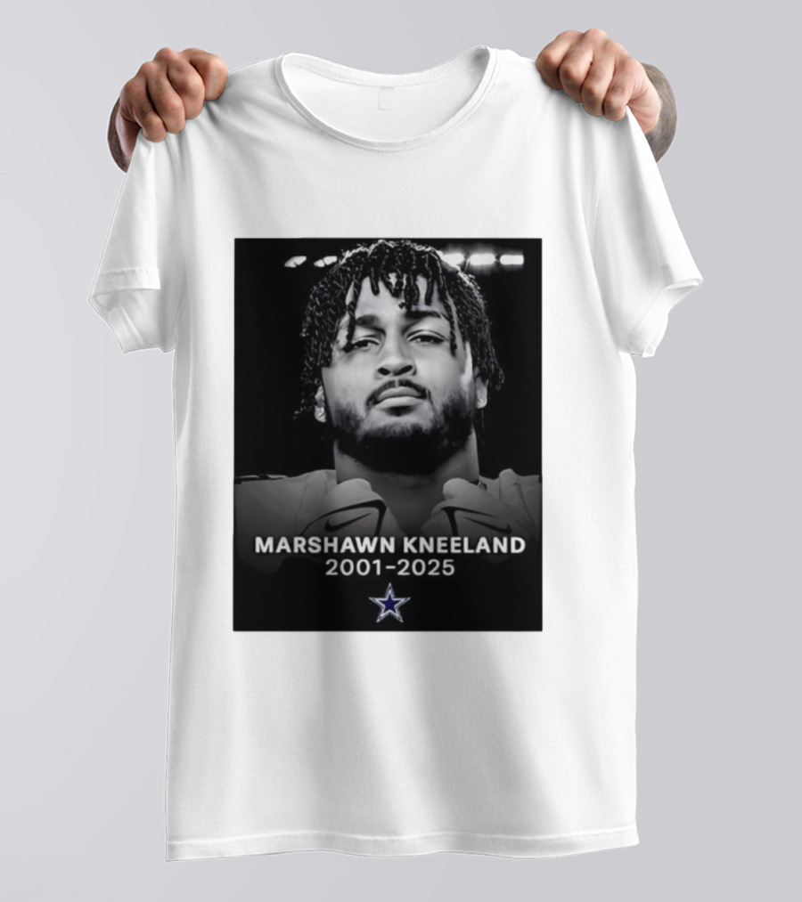 Marshawn Kneeland 2001-2025 Star Symbol Tribute T-Shirt