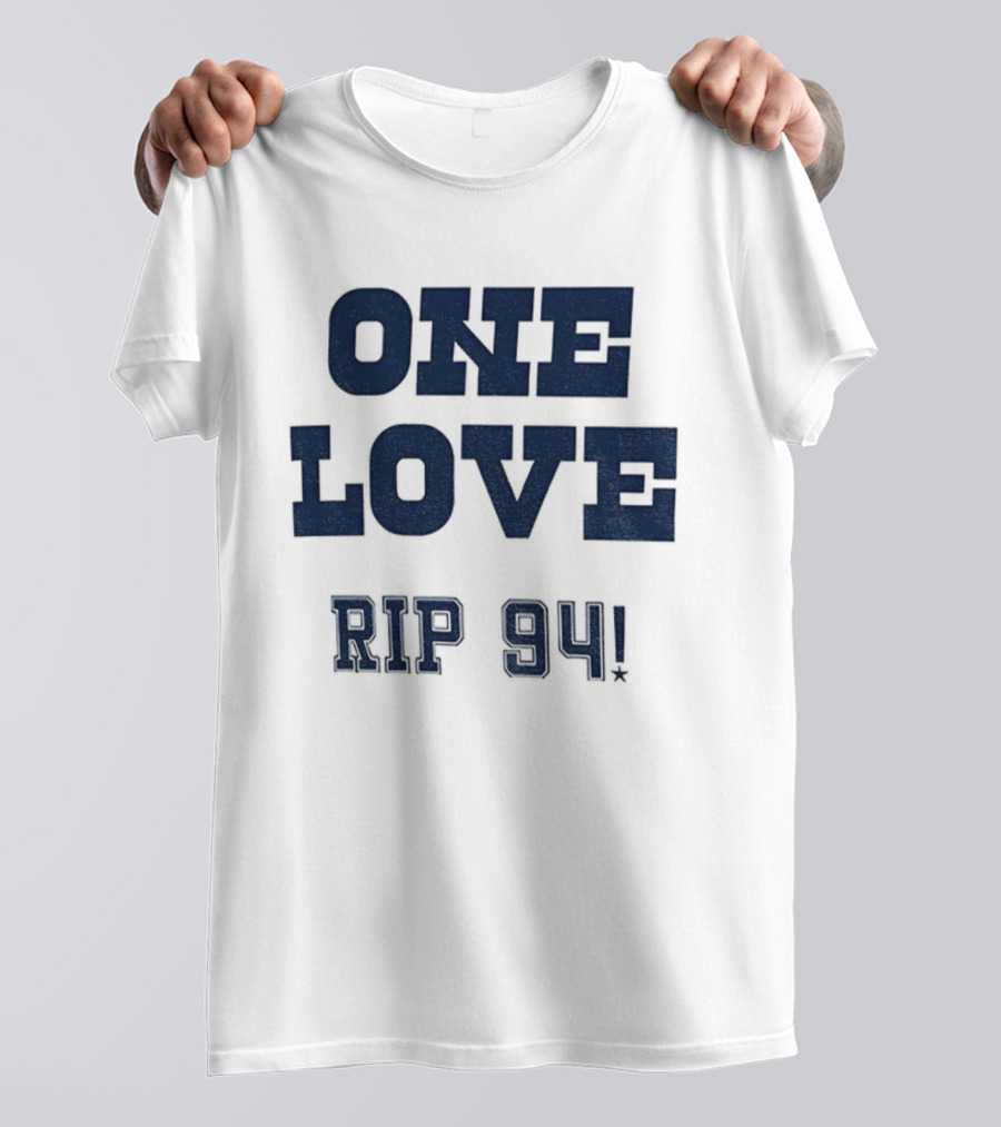 One Love RIP 94 Marshawn Kneeland Dallas Cowboys NFL Football 2025 T-Shirt