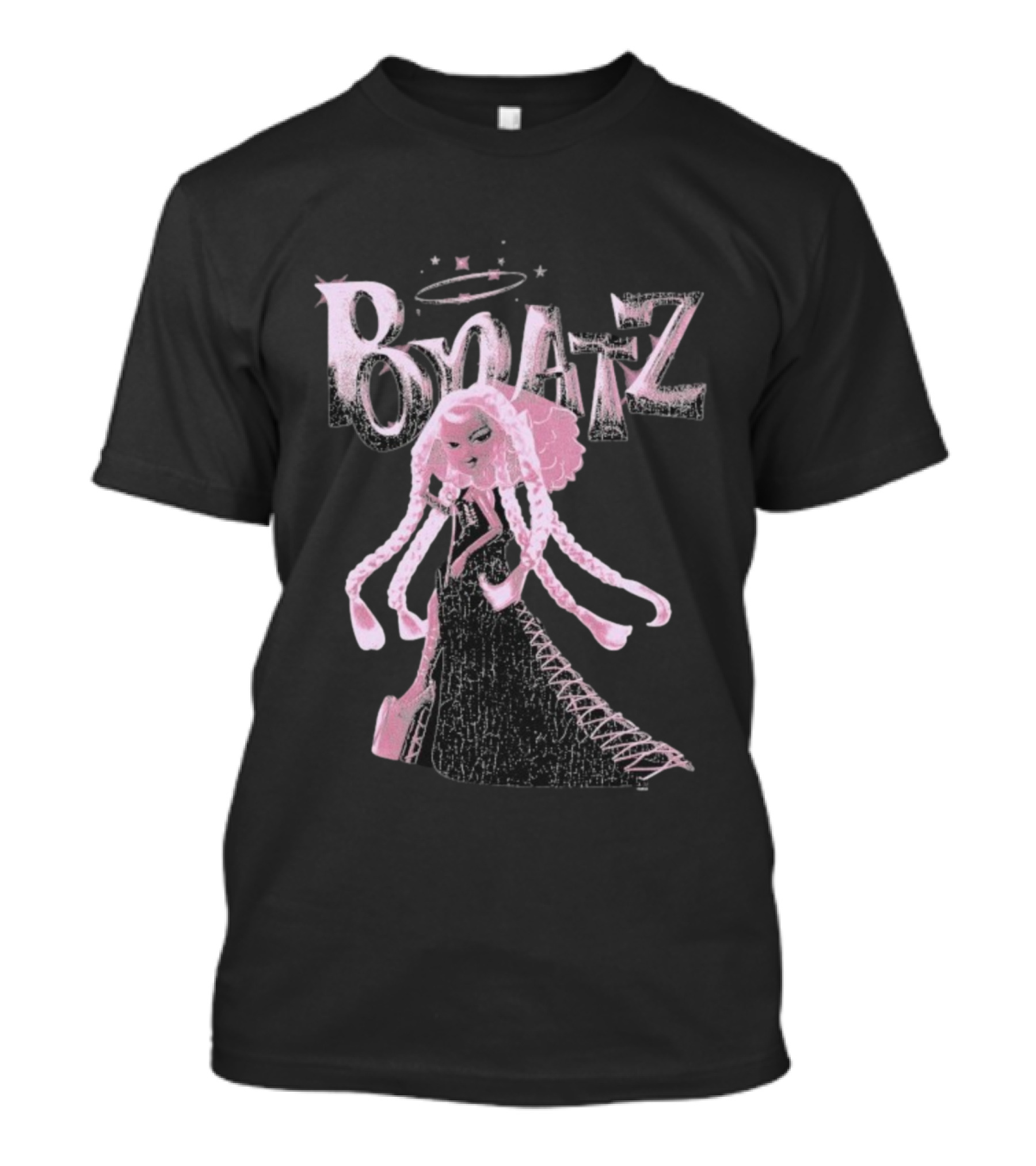 Bratz Character Anniversary Fashion Graphic With Halo And Stars T-Shirt