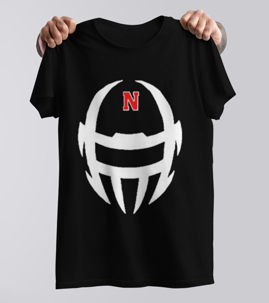 Coach Matt Rhule Nebraska Cornhuskers N Helmet T-Shirt