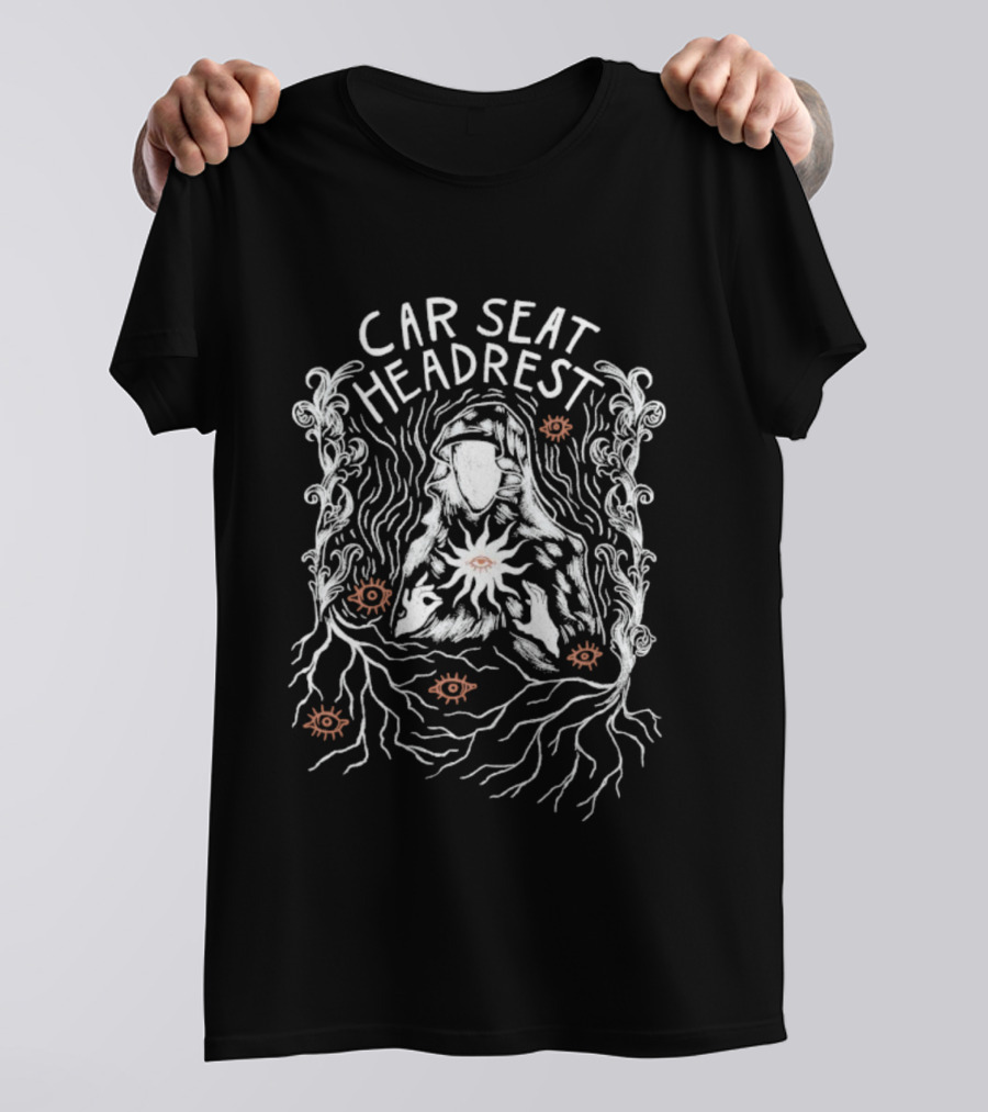 Car Seat Headrest Mystical Cult Imagery With Eye And Roots Design T-Shirt