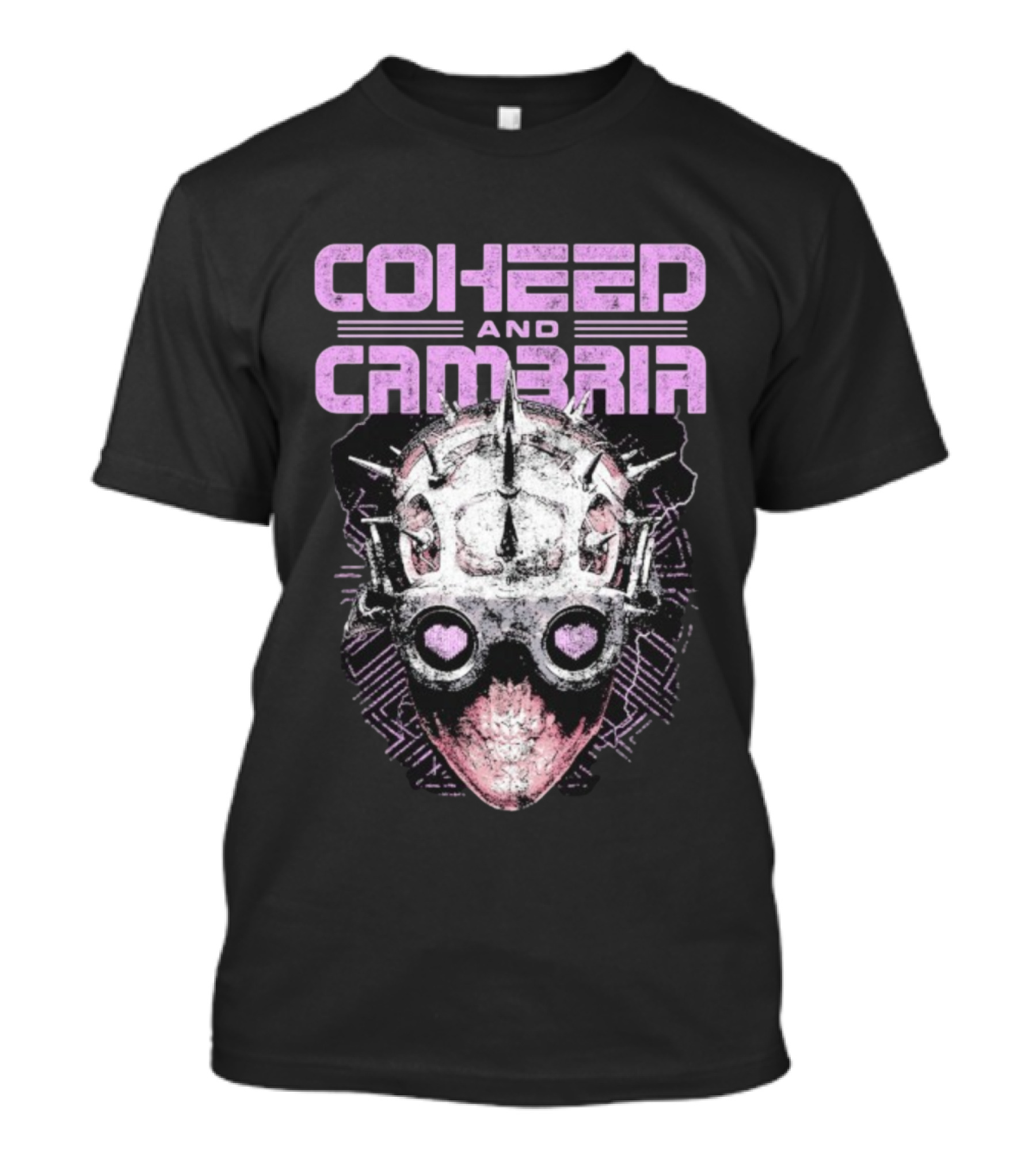 Coheed And Cambria Spiked Mask Heart Eyes T-Shirt