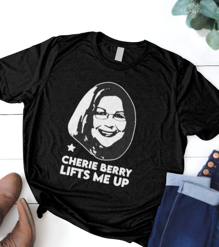 Cherie Berry Lifts Me Up Star Icon Portrait T-Shirt