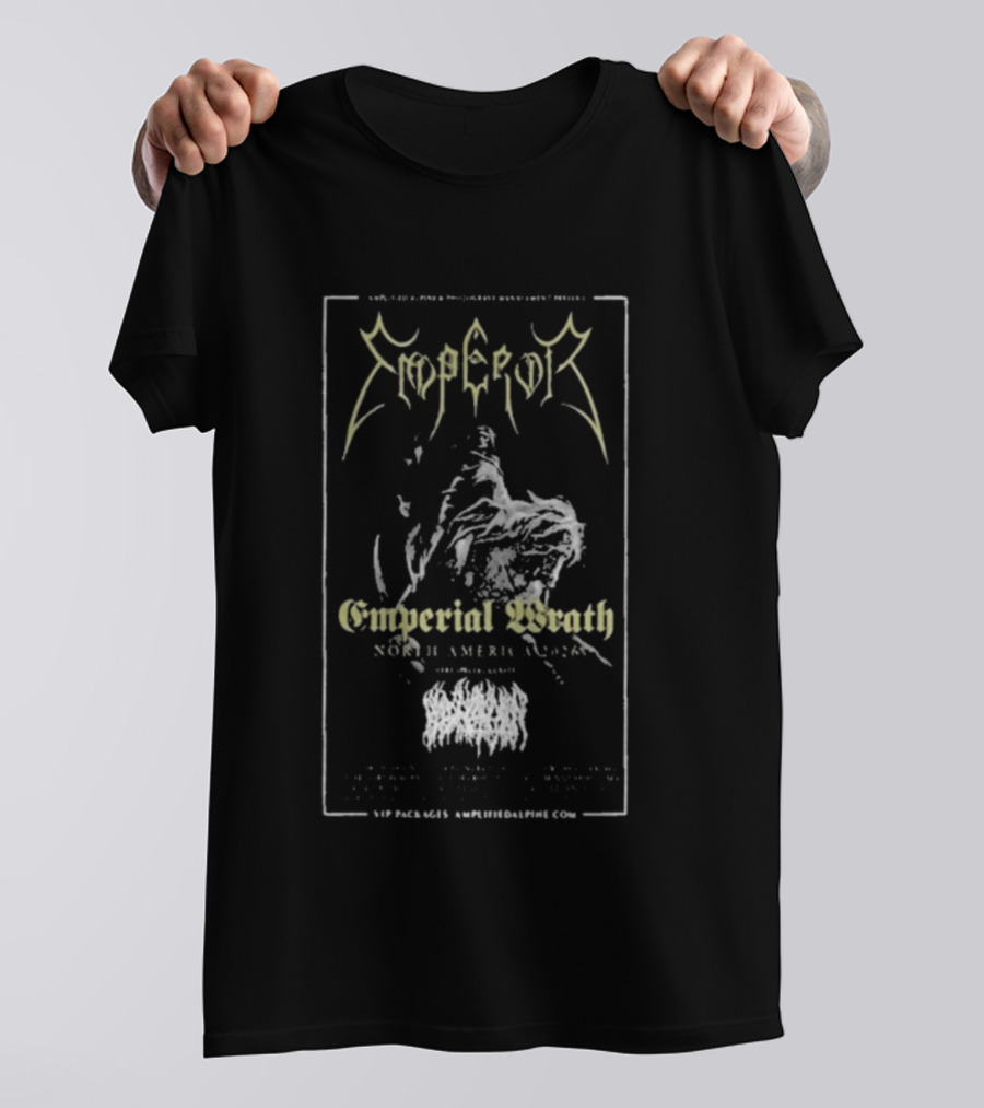 Emperor Anthems North America 2024 Tour Concert T-Shirt