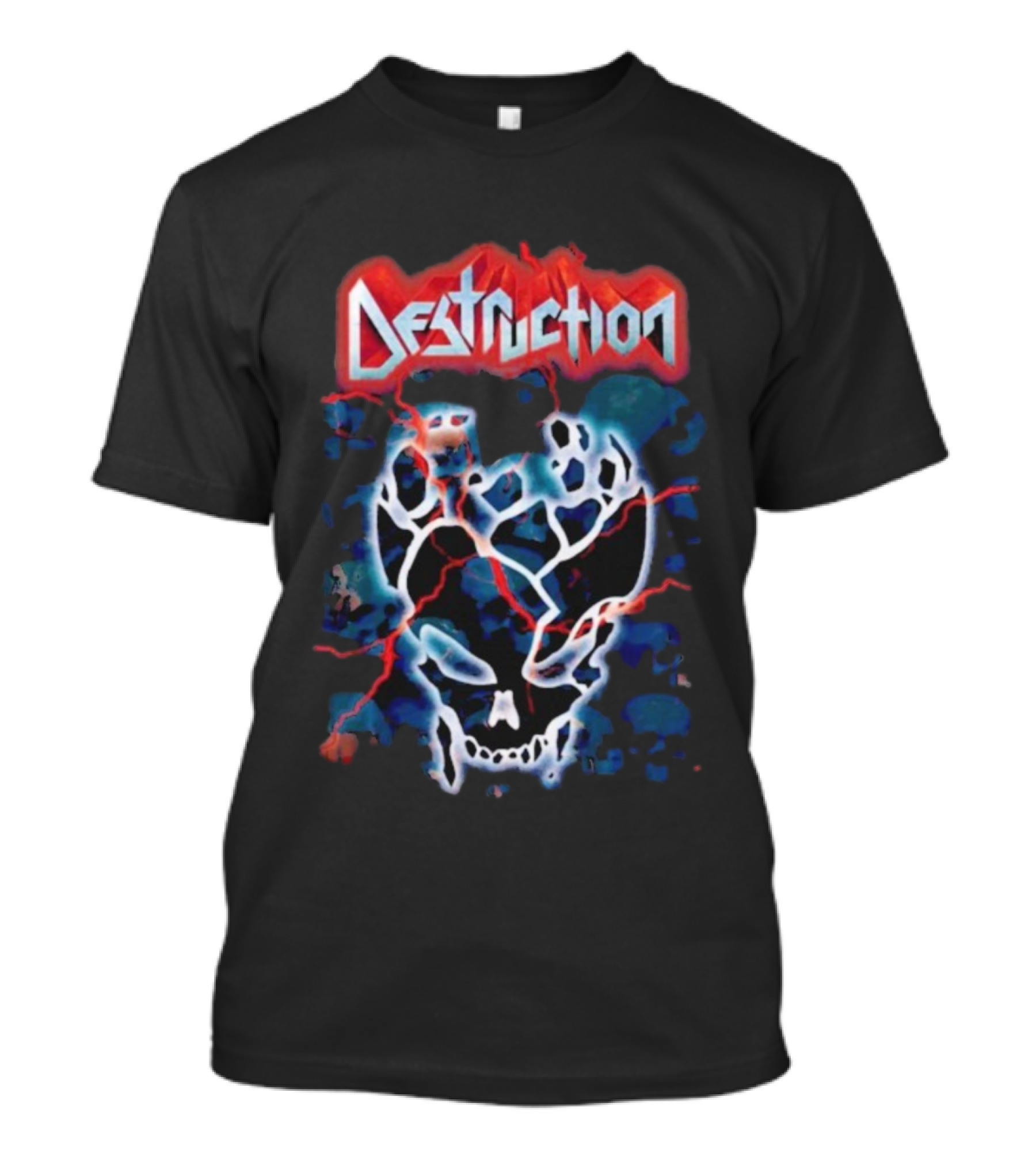 Destruction Band 40 Years Anniversary Skull Artwork T-Shirt