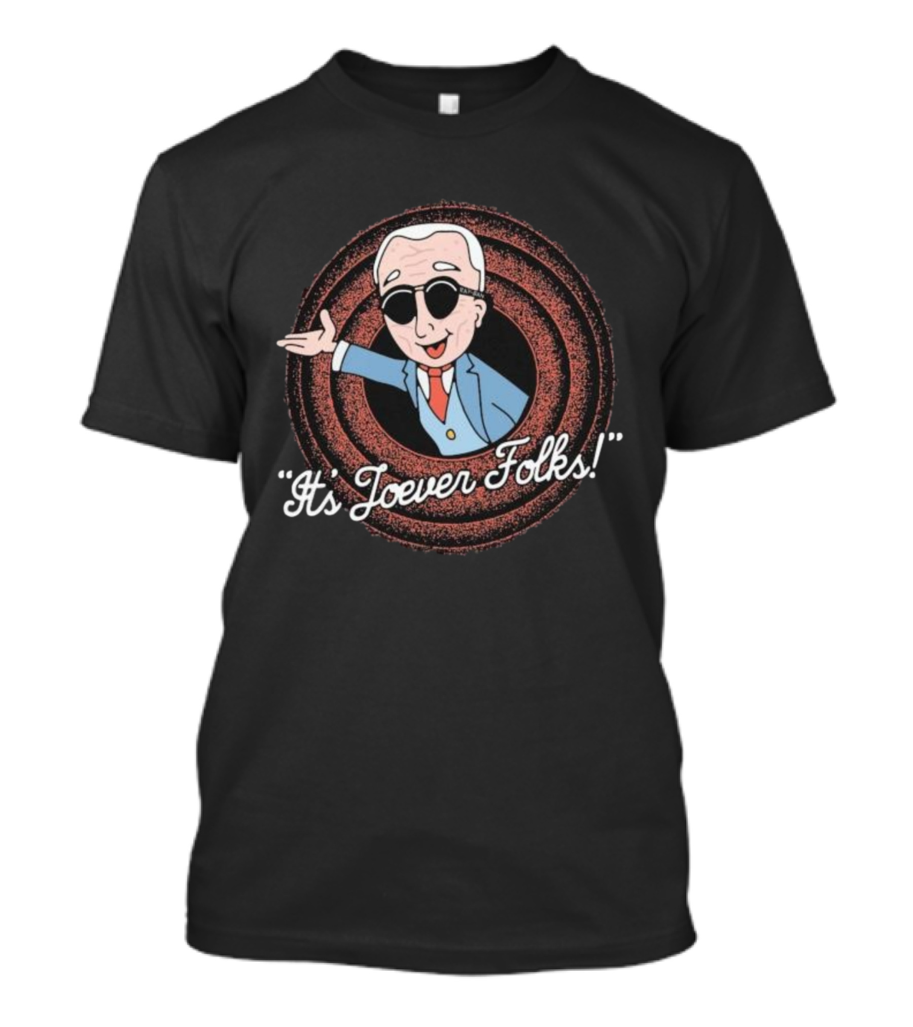 It's Joever Folks Cartoon Character Retro Style T-Shirt