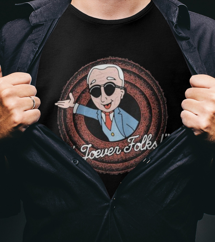 It's Joever Folks Cartoon Character Retro Style T-Shirt