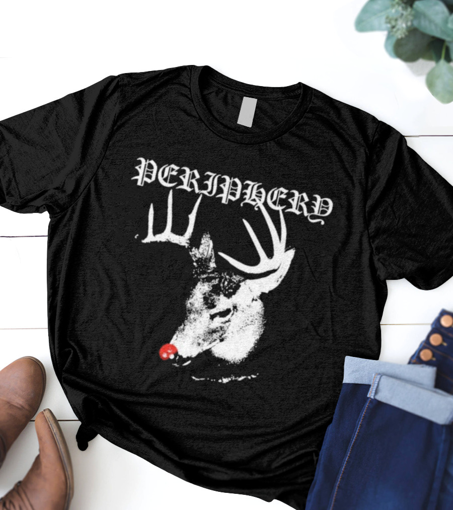 Periphery Rudolph Reindeer Christmas Design T-Shirt