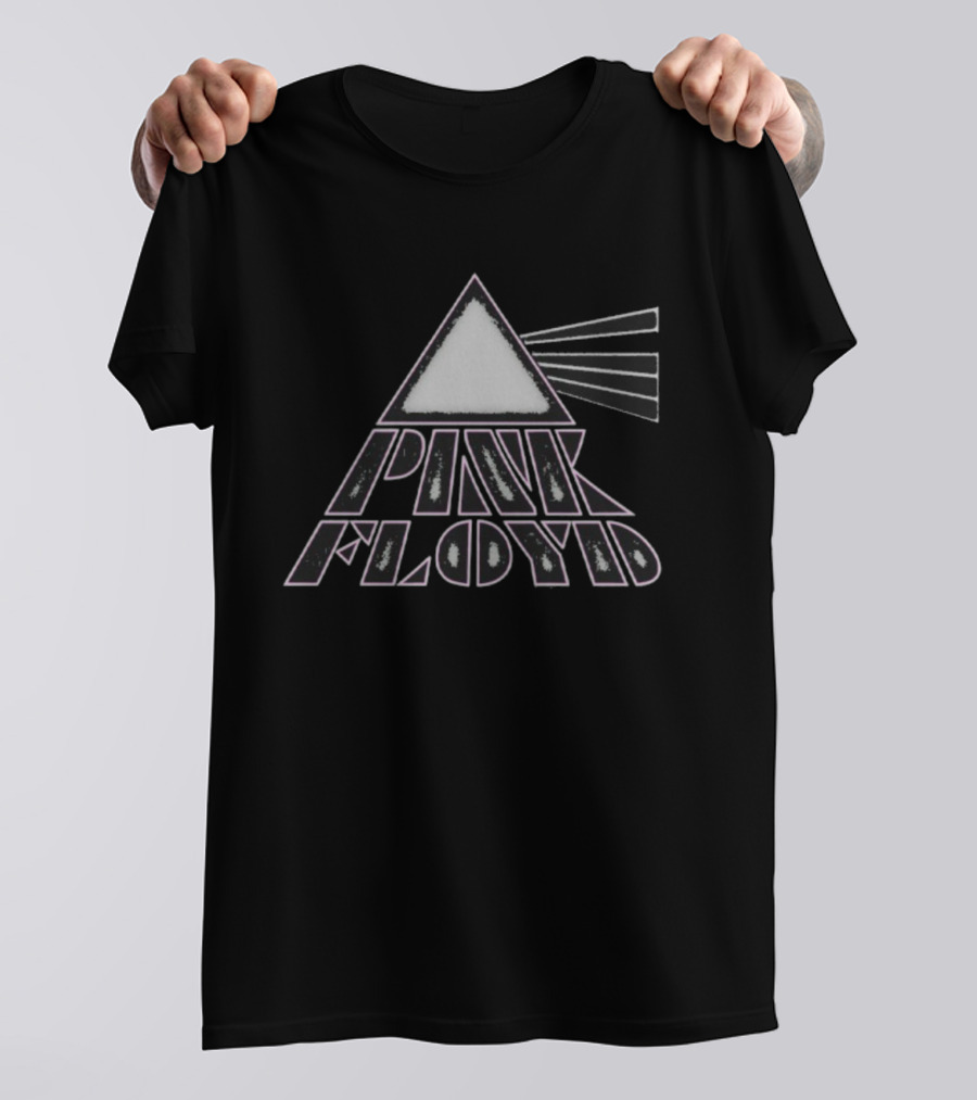 Pink Floyd Prism Triangle Ghost Design T-Shirt