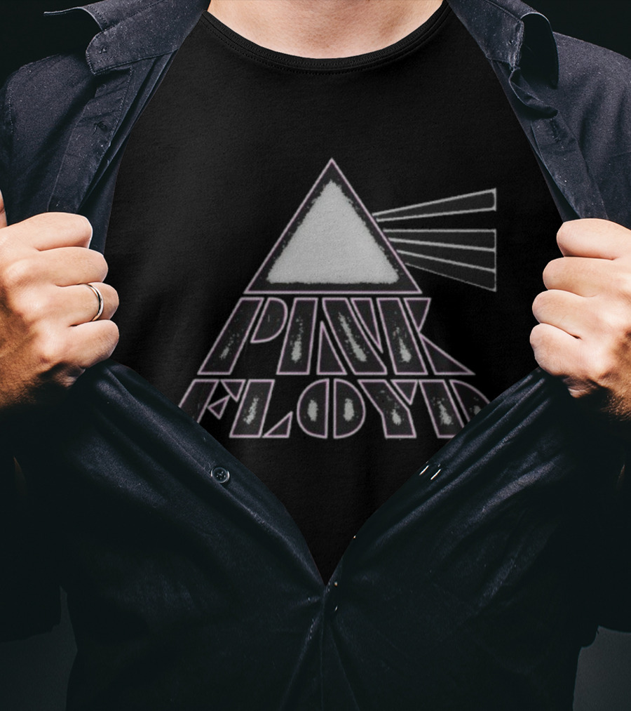 Pink Floyd Prism Triangle Ghost Design T-Shirt
