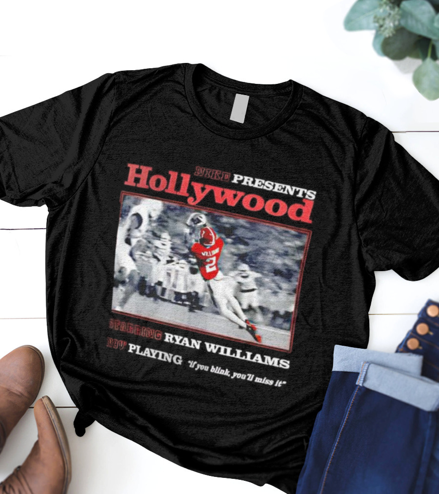Ryan Williams Alabama Crimson Tide Hollywood Catch T-Shirt