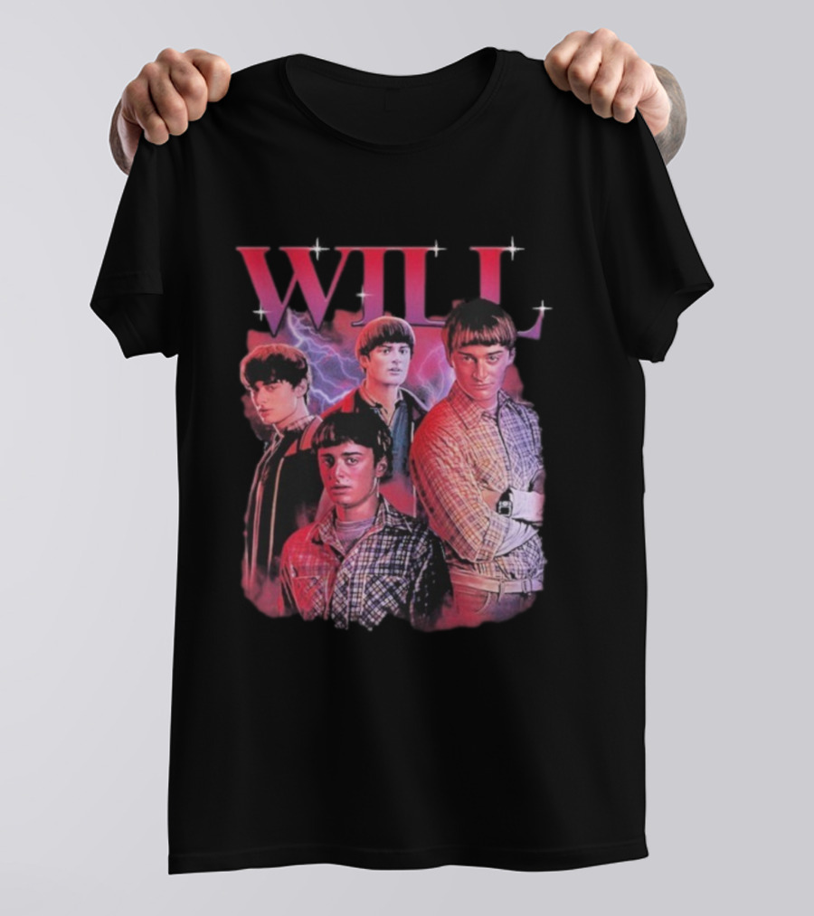 Will Stranger Things Iconic Character Tribute T-Shirt