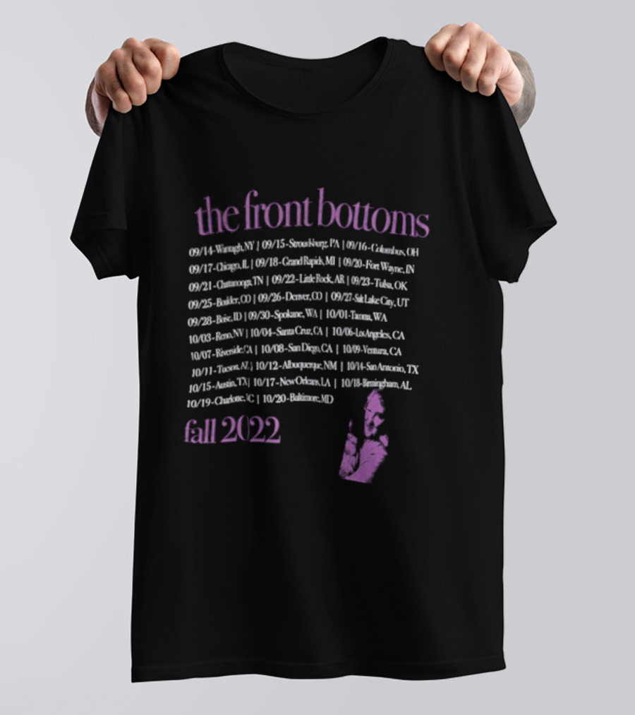 Theresa Fall 2022 Tour Dates The Front Bottoms T-Shirt