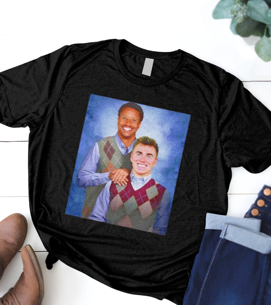 Bo Nix Courtland Sutton Step Brothers Style Denver Broncos Player Duo T-Shirt