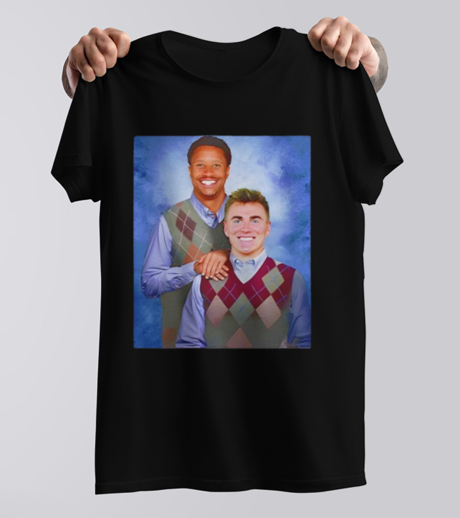 Bo Nix Courtland Sutton Step Brothers Style Denver Broncos Player Duo T-Shirt