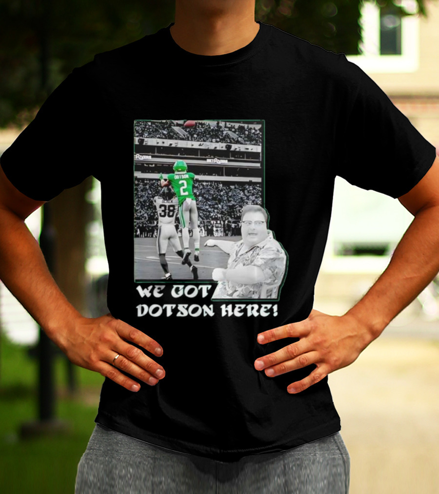 Eagles Champions 2025 Dotson Action Highlight T-Shirt