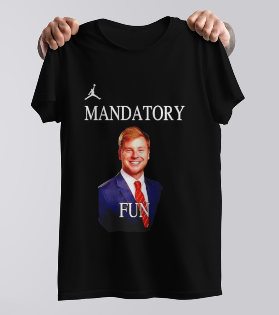 Jacob Maloney Mandatory Fun Portrait T-Shirt